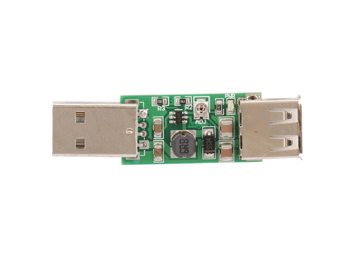 Módulo Conversor Dc dc Boost Ajustável 5v para 6 15v de Potência