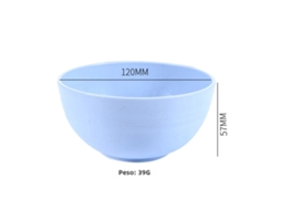 Tigela De Cozinha Ecológica De Plástico Sólido De 15 Cm (6 Polegadas), Tamanho Pequeno (azul), Com Grande Capacidade.