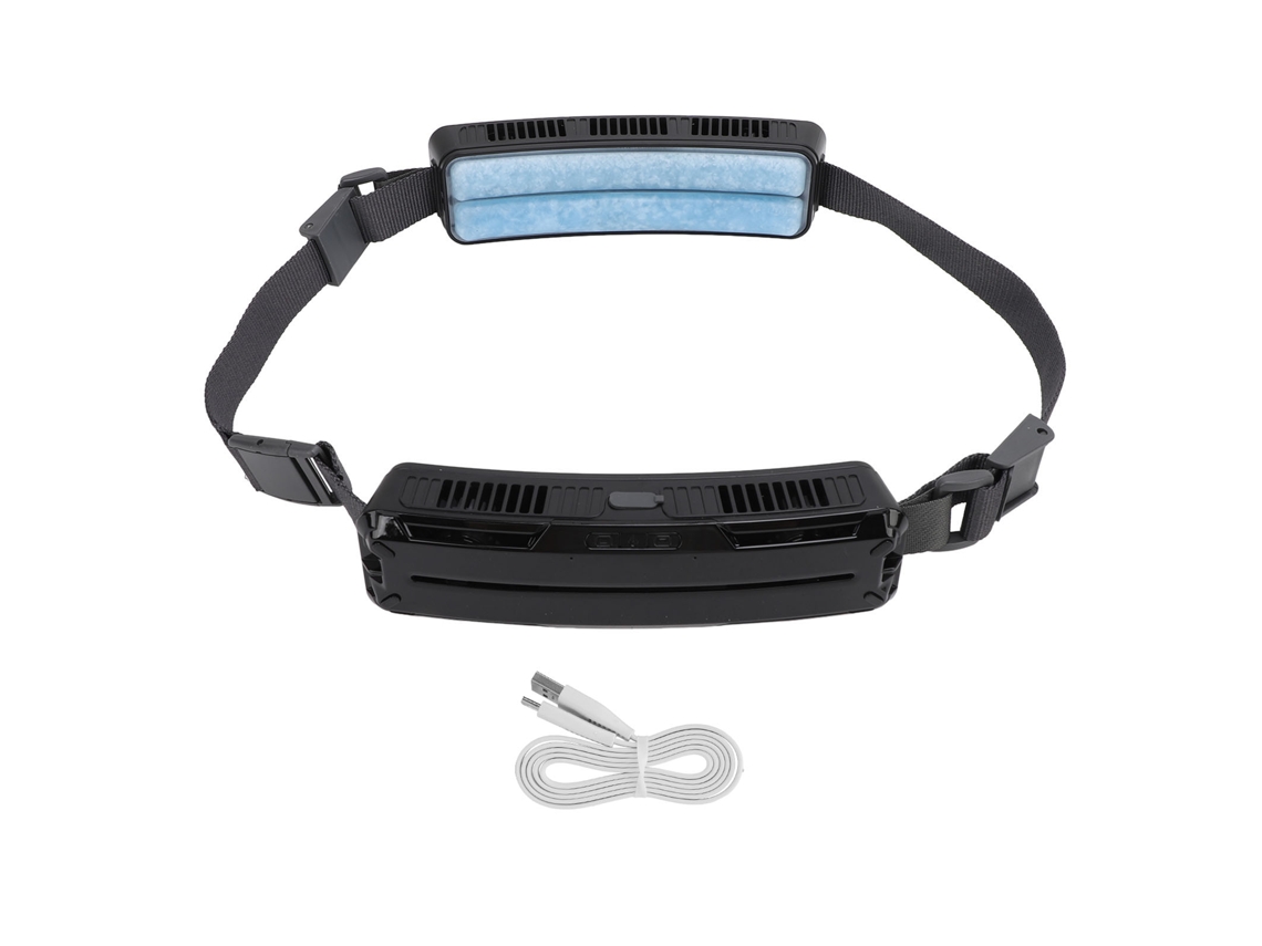 Fita De Cintura Laxiscreed Com Ventilador, Gelo E Resfriamento Portátil, Ideal Para Esportes Ao Ar Livre, Usb E Compacto