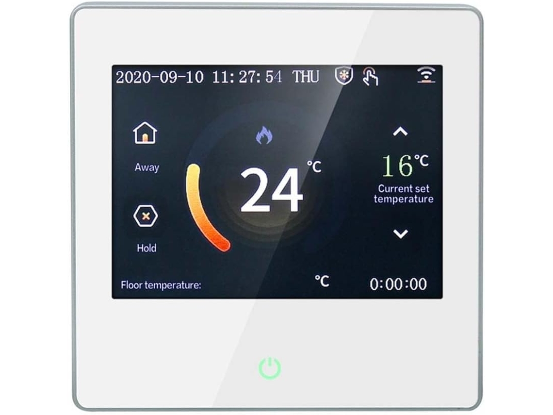 Termostato Inteligente Sem Fio Tuya Smart Home Com Wi-fi E Controle Por Tela.