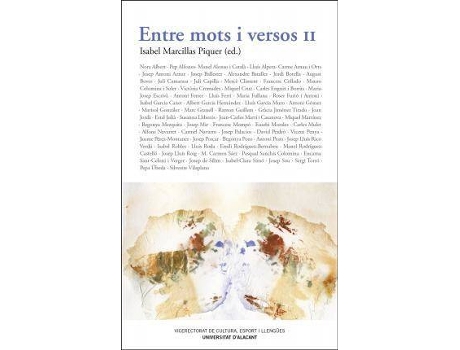 Livro Entre mots i versos II de Marcillas Piquer, Isabel (Catalão)