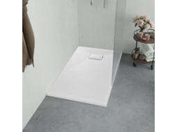 Vidaxl Base De Chuveiro Smc Branco 80x80 Cm