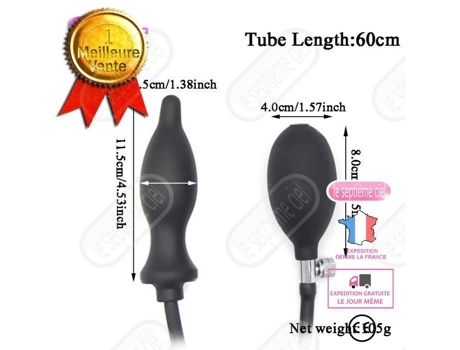 Lsc® Expansor Anal Inflável Ducha Dilatador Anal Bico De Lavagem Inflável Expansão Do Ânus Aumentar Tampão Anal