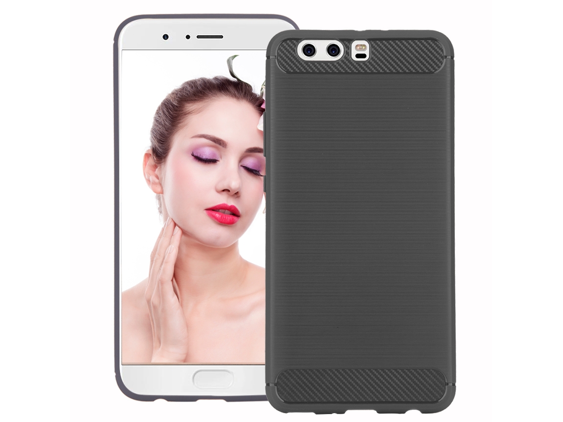 Capa silicone EOOCOO para Huawei P10 Plus com proteção anti impacto