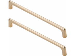 Conjunto De 2 Puxadores Liga Zinco Para Armários, Material Moderno, Puxadores Dourados Para Gavetas, Armários E Portas