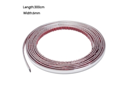 Faixa Decorativa Autoadesiva Vermelha De 3/5 M Para Para Choque De Carro Faça Você Mesmo, Pvc Espessado Oem