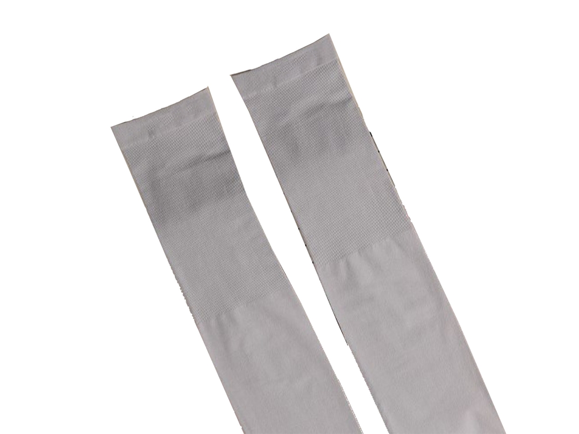 Mangas Uv Gel Seda Cinza Elásticas LAXISCREED