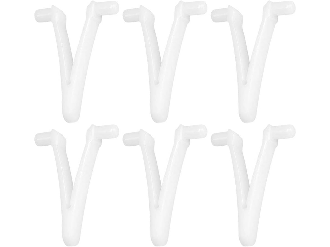 6pcs Piscina Suprimentos Borboleta V Clipe Para Piscina Spa Escova Folha Ancinho Folha Skimmer Aspirador Cabeça Para Limpeza De Piscina
