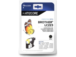 Tinteiro MATIZCORE Brother LC223 Preto (LC223BK) — Preto