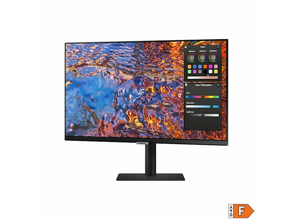 Monitor SAMSUNG LS27B800PXU (Preto - 27" - Flicker free - 4K Ultra HD - Tomada EU - 5 ms)
