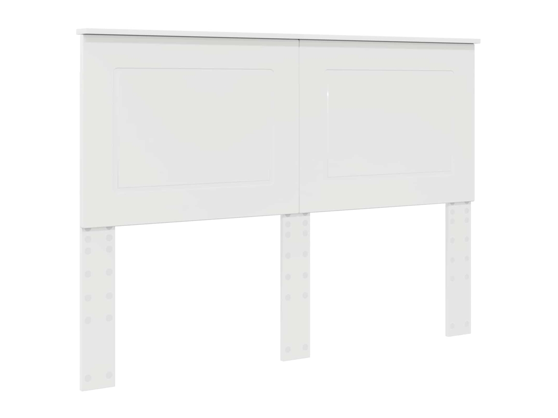 Cabeceira Branco Brilhante 150 Cm Madeira Processada MAISON EXCLUSIVE