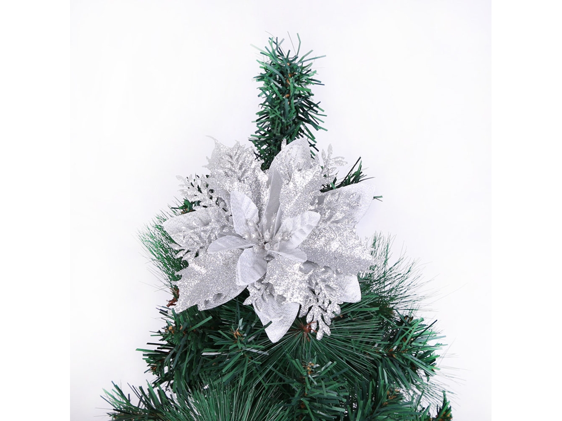 Laxiscreed Acessórios Natalinos Diy Com Glitter E Detalhes Ocos Para Decoração De Natal
