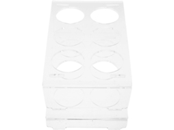 Organizador de geladeira em acrílico transparente com 12 gavetas dobráveis GOKOCO