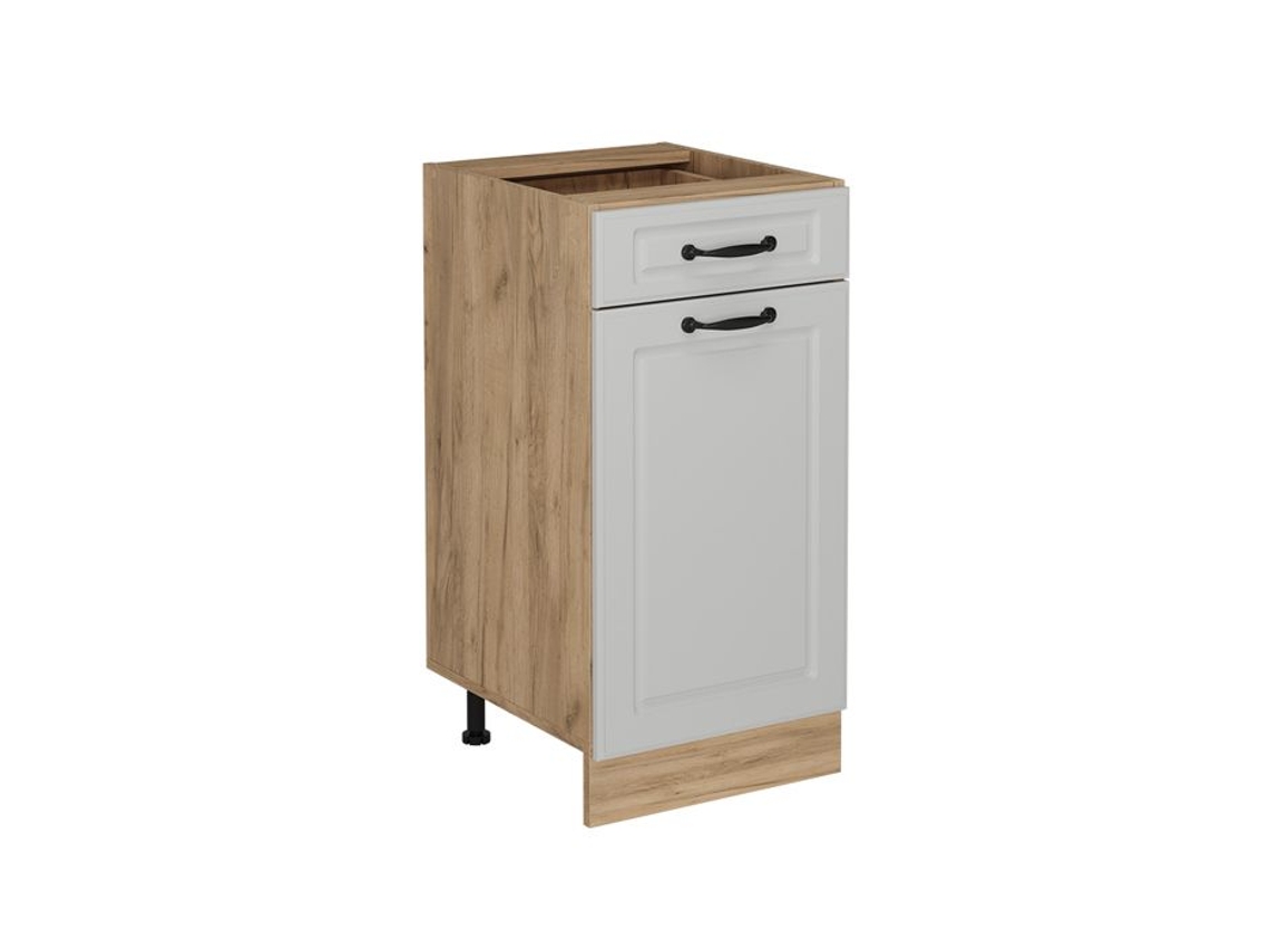 Móvel De Cozinha R-line, 40cm Sem Pt, Branco Campestre, Carvalho Dourado, Vicco