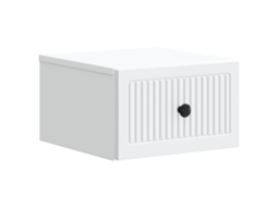 Maison Exclusive - Gabinete De Canto Montado Na Parede Branco 33 X 34,5 X 20 Cm