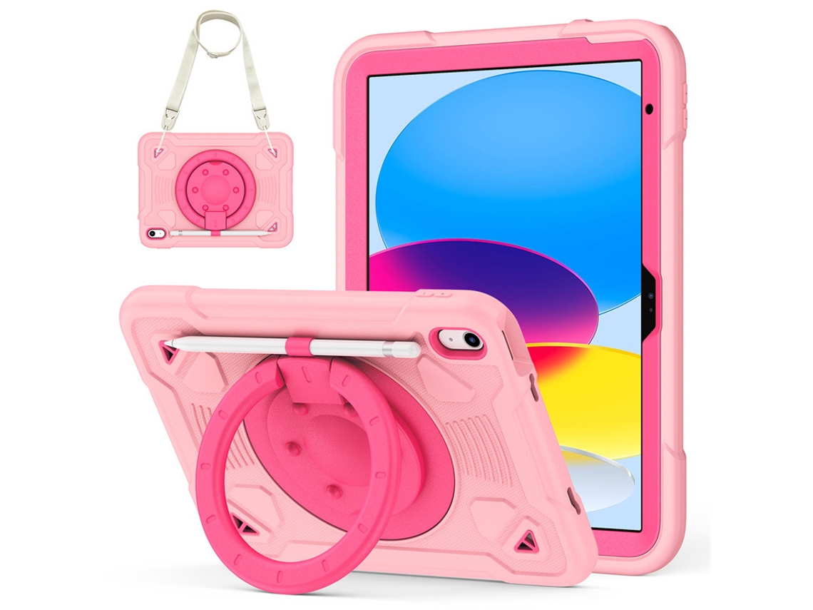 Lurelia Capa Para Samsung Tab A9, Silicone, Rosa, Proteção Contra Quedas, Uso Diário