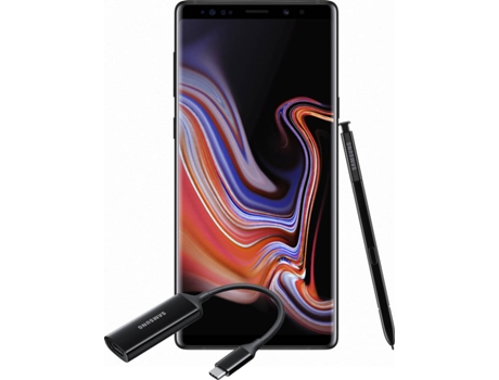 Smartphone SAMSUNG Galaxy Note 9 128GB Preto Meia Noite — Android 8.1 | 6.4'' | Octa-Core | 6 GB RAM | Dual SIM Híbrido