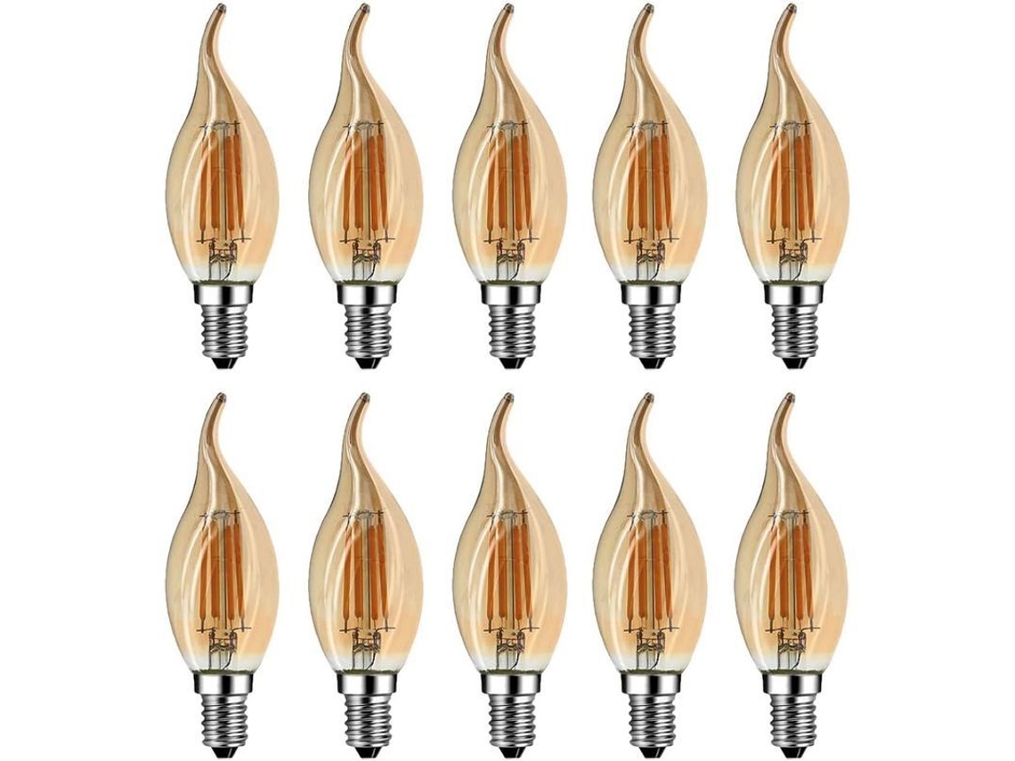 LÂMPADA de chama Nova Line E14 4W equivalente a 40W branco quente