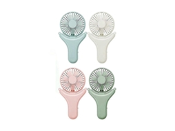 Ventilador Portátil Recarregável, Ventilador De Mão Para Pendurar, Mini Ventilador Elétrico Dobrável Para Mesa Com Conexão Usb.