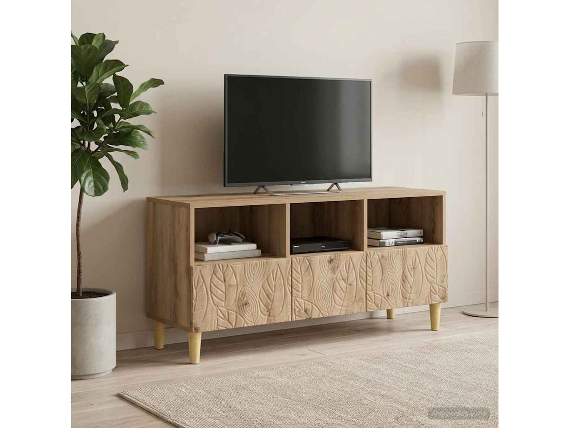 Vidaxl Gabinete Para Tv 102 X 34,5 X 50 Cm Carvalho Arttisan