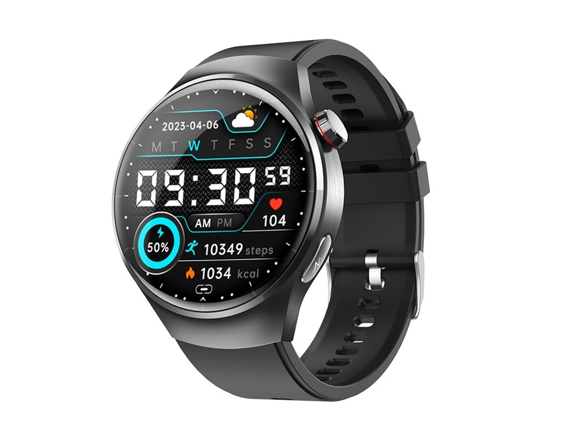 Relógio inteligente Bestvite com monitoramento de frequência cardíaca e oxigênio no sangue, rastreamento esportivo, SOS, chamadas e notificações Bluetooth