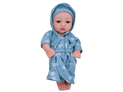Primerox boneca Reborn 25cm Vinil Realista Móvel Pijama Brinquedo Presente para Crianças