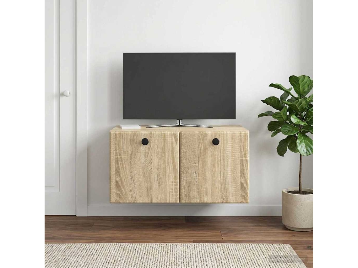 Vidaxl Gabinete De Tv De Parede 59,5 X 41 X 30 Cm Carvalho Sonoma