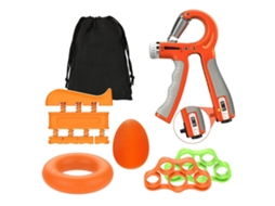 Lurelia Fortalecedor De Mão, Pack 6, 5-60 Kg, Com Contador, Ajustável, Para Dedos E Antebraço, Treino E Reabilitação