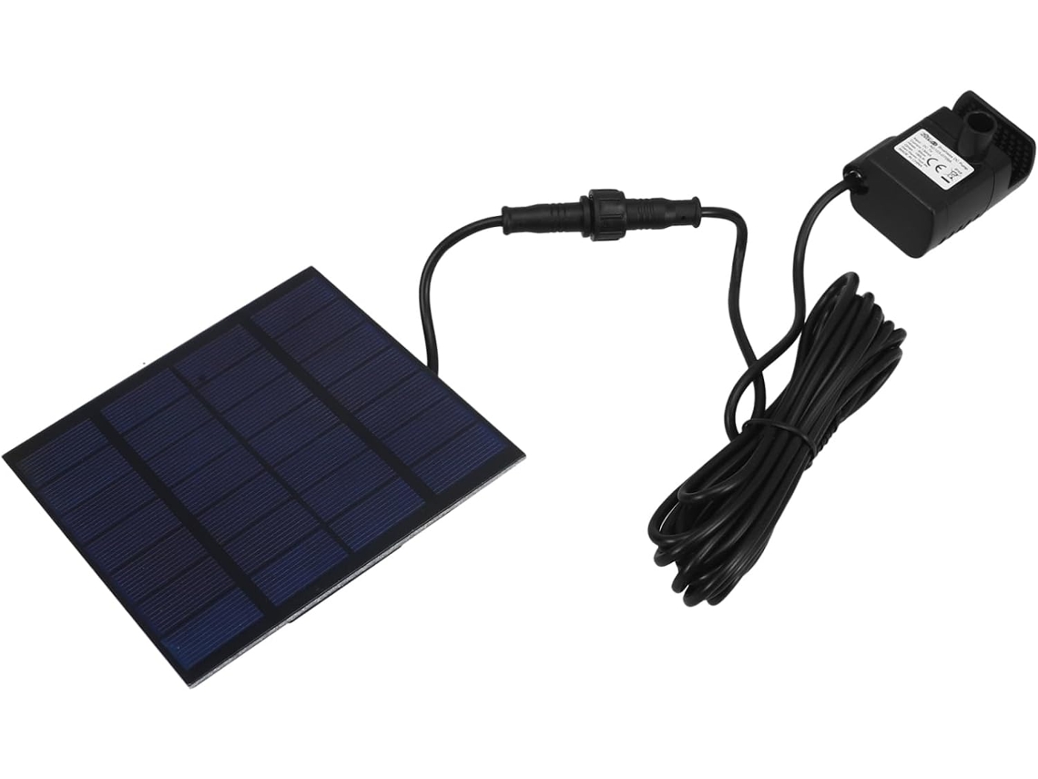 Bomba Solar Para Fonte Flutuante, Decoração De Lago Ornamental E Cascata.