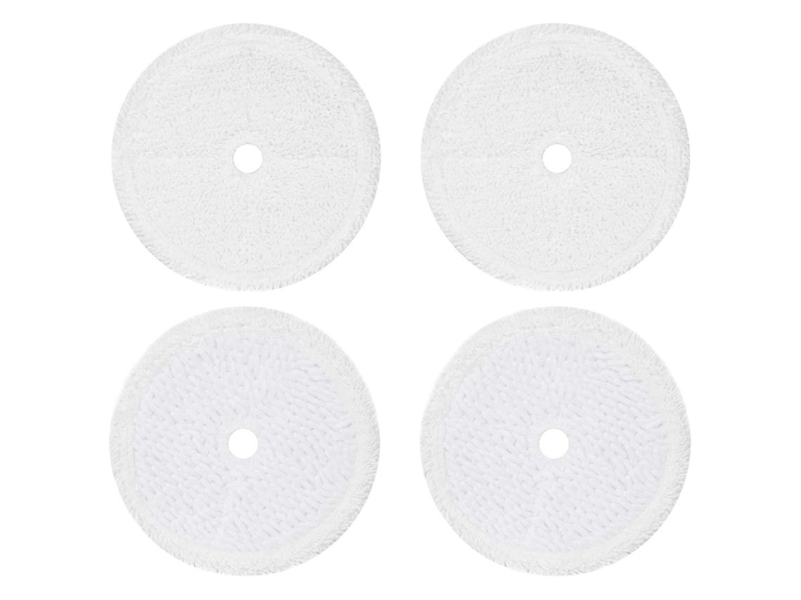 Almofadas de esfregão de substituição reutilizáveis compatíveis com Bissell 3115 Spinwave Hard Floor Expert Wet And Dry Robot Vacuum 4 Pack
