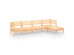 Garden Lounge Set, Garden Lounge Sets Vidaxl Marrom Madeira De Pinho (n/a)
