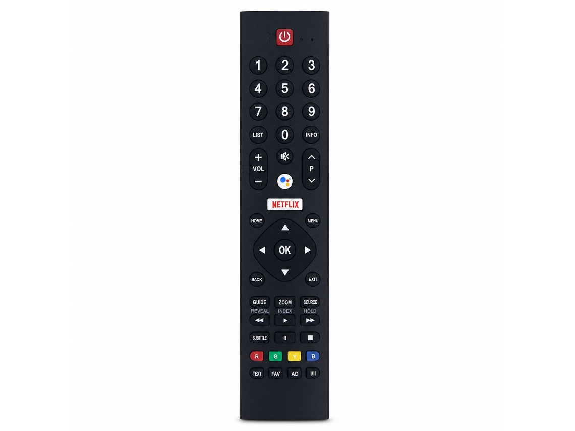 Comando À Distância Infravermelho Para Tv Compatível Com Panasonic, Botão Netflix, Sem Configuração E Sem Voz