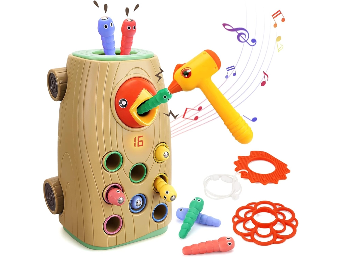 Brinquedos Montessori Para Bebês Com Música Para Meninos E Meninas De 2, 3 E 4 Anos, Presentes Com Som E Luz Aquaforge