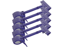 Suporte para Placas Duplas com 5 Clipes, Boca Plástico Resistente, Clipes Azul Fáceis de Fixar para Exibição Em
