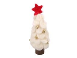 Árvore De Natal De Lã Decoração Residencial Para Janelas