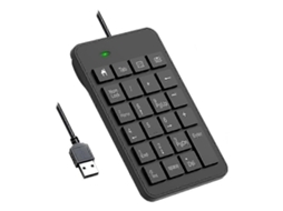 Teclado Numérico Com Fio, Teclado Numérico Usb De 23 Teclas, Teclado De Contabilidade Financeira, Acessórios De Escritório Para La Everley891