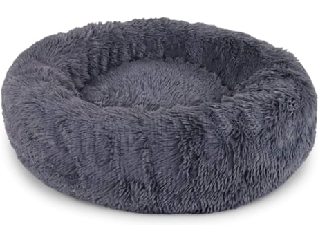 Cama Donut Para Animais de estimação Cinza Escuro Rnemitery (ø40cm)