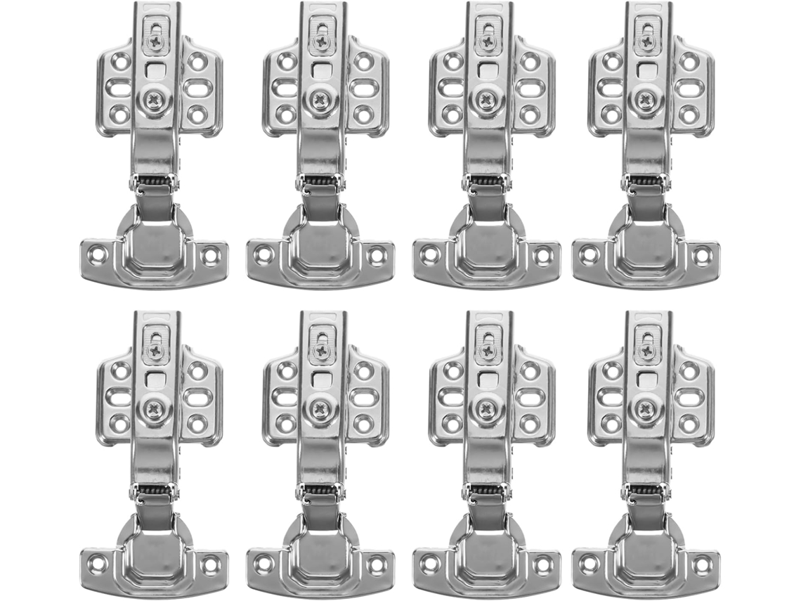 Conjunto De 12 Dobradiças Aço Inoxidável Para Armários Cozinha,