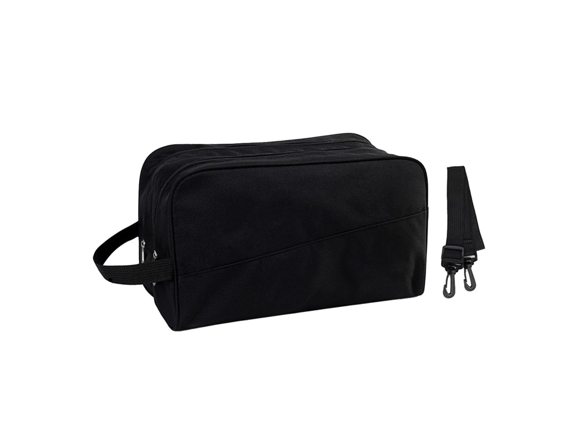 Mochila Ginástica 600d Oxford Impermeável com Bolso Molhado Preta