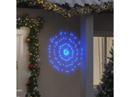 Vidaxl Iluminações Estrelares P/ Natal 140 Luzes Led 8 Pcs 17 Cm Azul