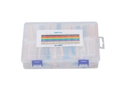 Kit de Resistências de Filme Metalico 86 Valores 1 Ohm 1m Ohm 1% 1w 860 Peças