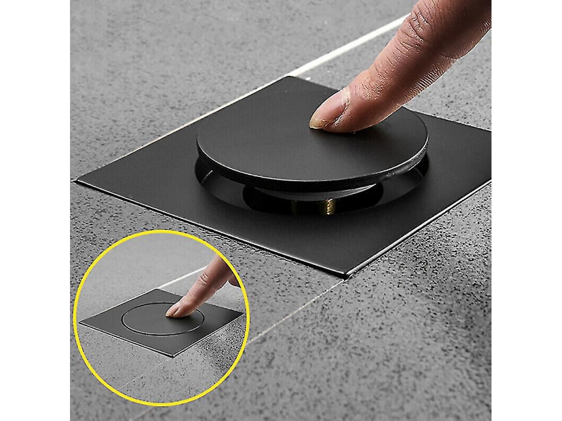 Ralo de Piso Cromado com Sistema Pop up, Anti odor AQUAFORGE