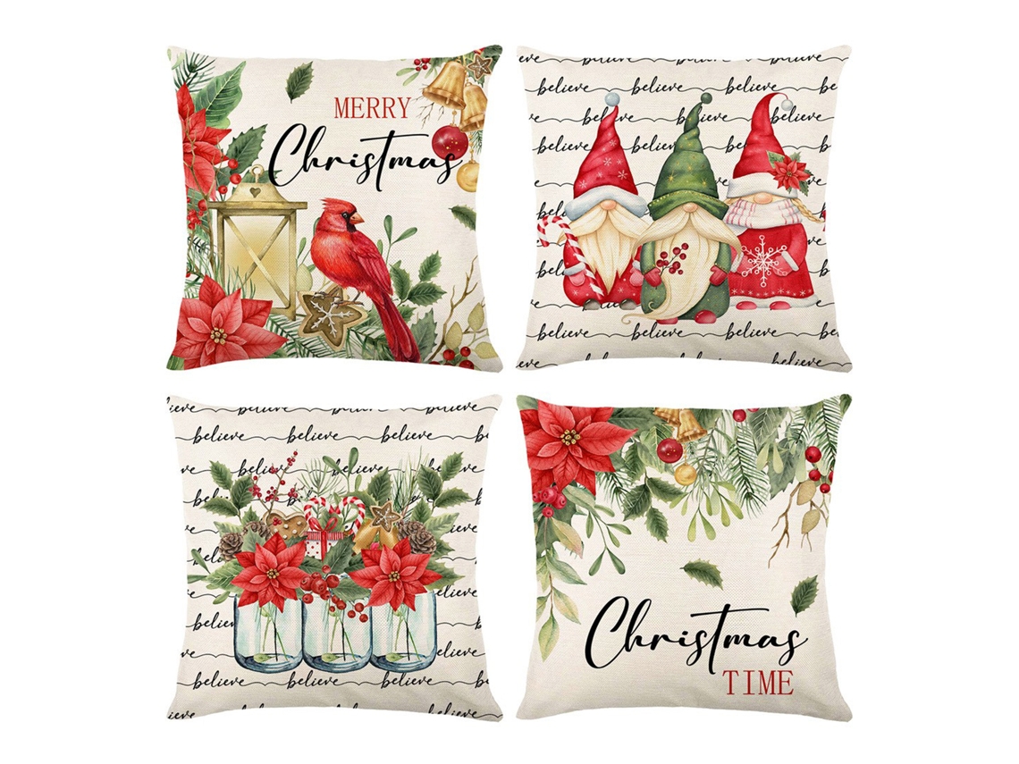 Conjunto de 4 Casas Sacarinho Vermelho Pássaro LAXISCREED