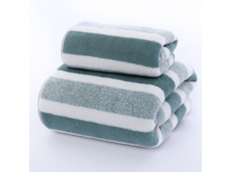 Toalhas e Lençóis de Banho Altamente Absorventes, Verdes BRILVIBERA