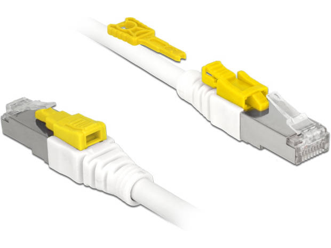 Cabo de Rede DELOCK (RJ45 - 5 m - Branco)