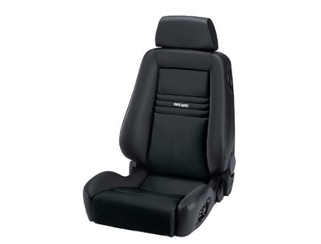 Assento RECARO Ergomed Es - Airbag Clima Dinamica Preto/Pele Preto Copiloto