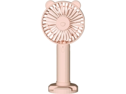 Ventilador Manual, Gsedaox, 3 Velocidades, Rosa BRILVIBERA