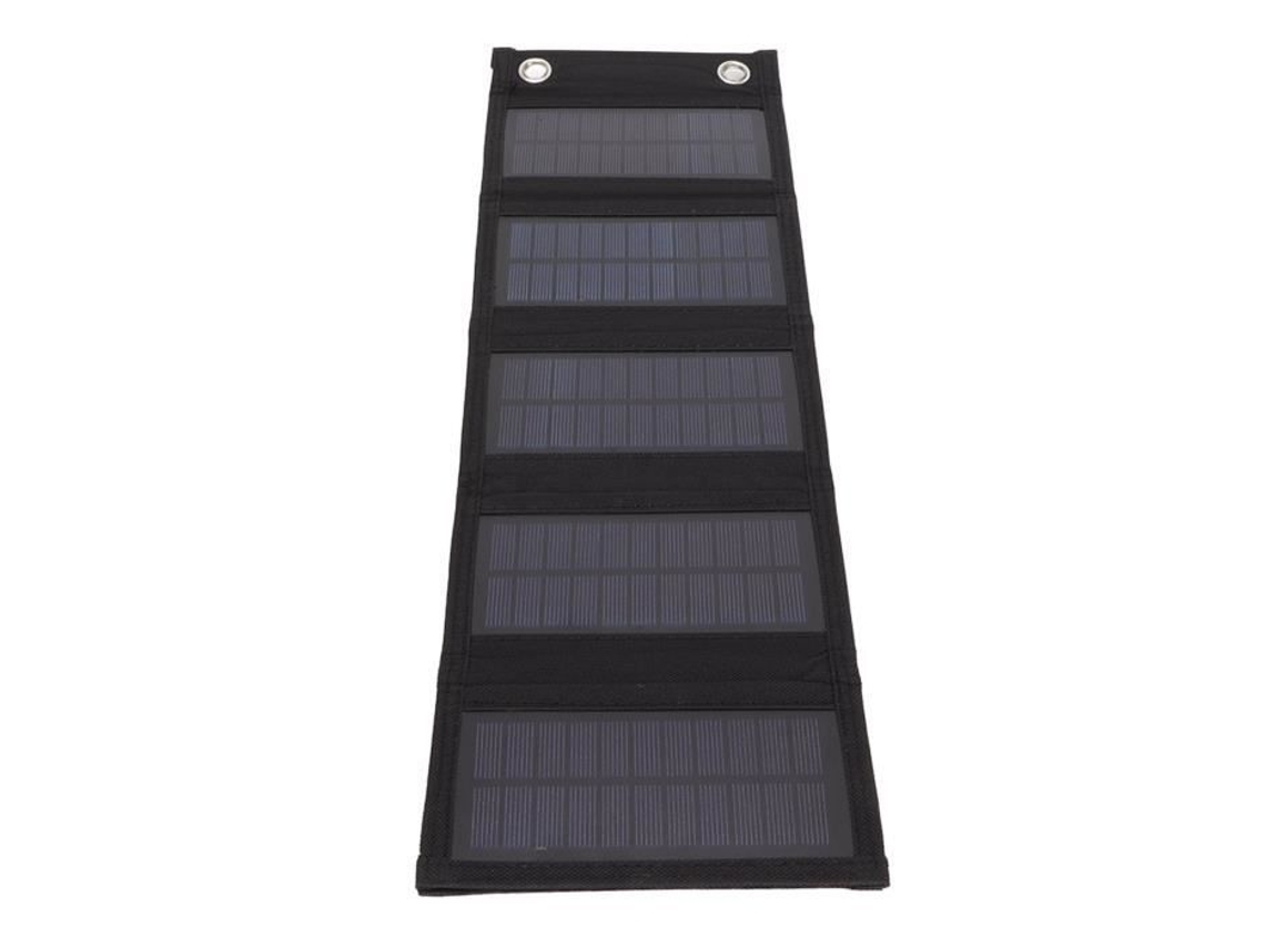 Carregador Solar Portátil Hurrise, 10w 5v, Alta Eficiência de Conversão, Dobrável e Leve, Ideal para Piscinas BRILVIBERA