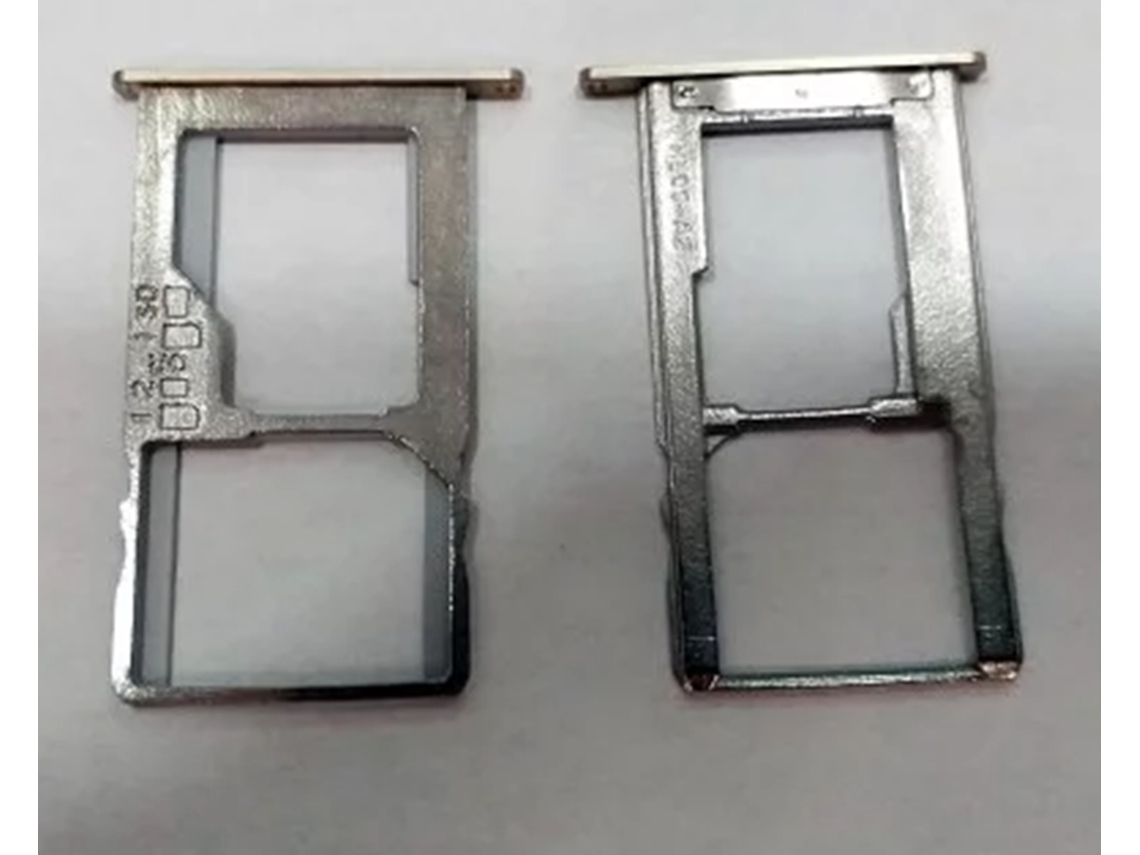 Bandeja / Suporte de Cartão Sim Dourada para Asus Zenfone 3 Max Sp26786