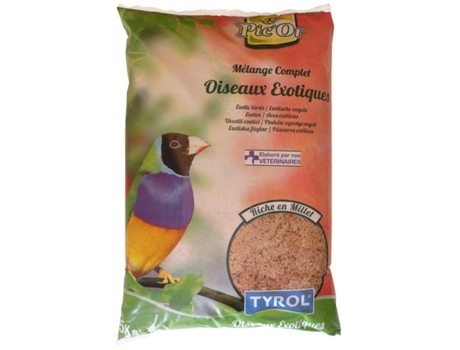 Alimentação para Aves TYROL Aves Exóticas (1.1 Kg)